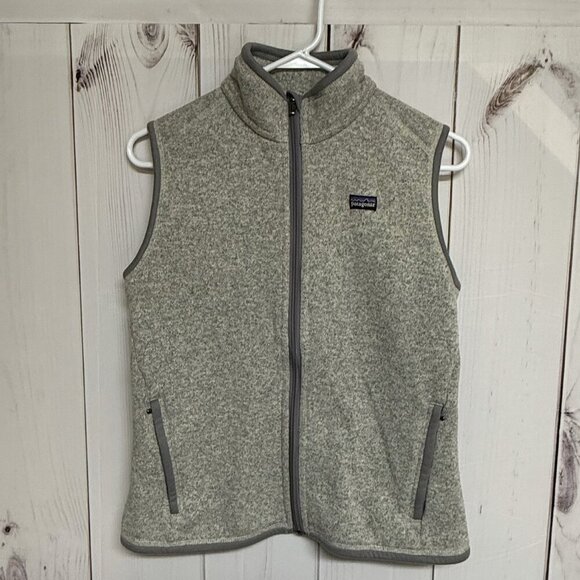 Patagonia Better Sweater® Vest Medium Birch White (Heather Gray) EUC - Picture 1 of 9
